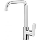 Deante ALPINIA Mosogató csaptelep, kétszer hajlított L kifolyócsővel, króm