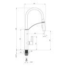 06 BGBB720 Gerbera mosogató csaptelep