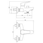 DEANTE Boro Kádtöltő csaptelep, Króm