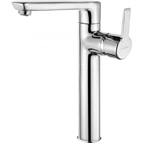 DEANTE ARNIKA WASHBASIN MIXER WITH RAISED BODY, WITH CLICK-CLACK WITHOUT OVERFLOW, CHROME