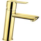 DEANTE ARNIKA WASH BASIN MIXER WITHOUT POP-UP WASTE, GOLD - NEW AUGUST 2021