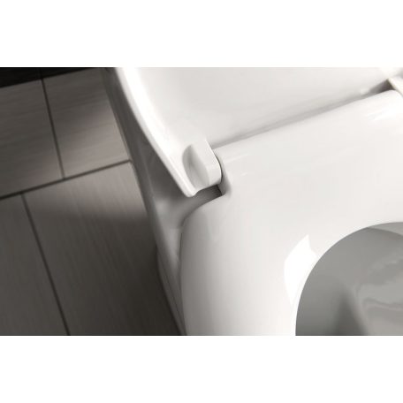 SAPHO AQUALINE SOFIA WC-ülőke, Soft Close, PP, fehér