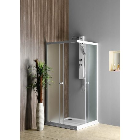 SAPHO AQUALINE ALAIN szögletes zuhanykabin, 70x70cm, BRICK üveg