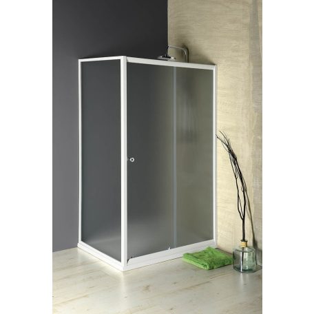 SAPHO AQUALINE AMADEO eltolható zuhanyajtó, 120cm, BRICK üveg