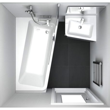 Ravak Akrilkád 10° 170x100 R fehér