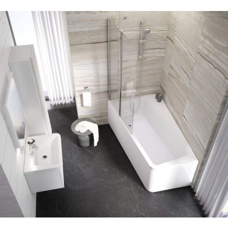 Ravak Akrilkád 10° 160x95 L fehér