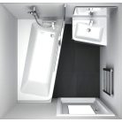 Ravak Akrilkád 10° 160x95 R fehér