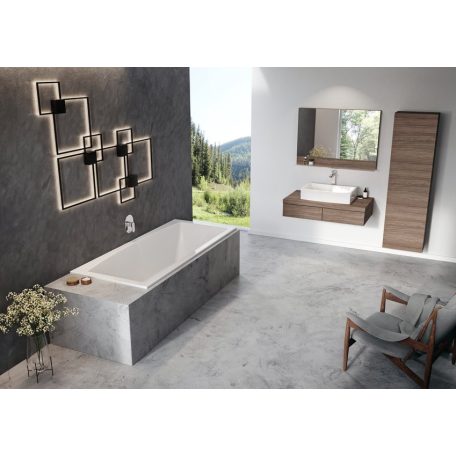 Ravak Akrilkád FORMY 02 SLIM 180 x 80 snowwhite