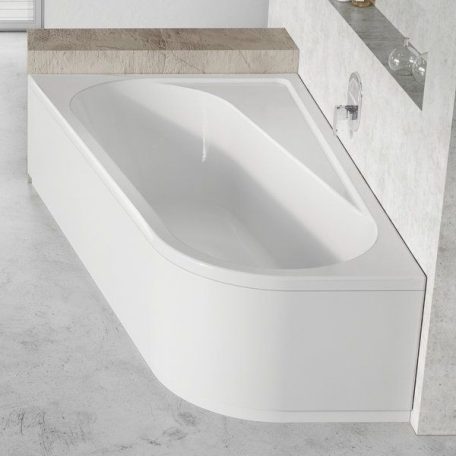 Ravak Akrilkád CHROME 160x105 L fehér