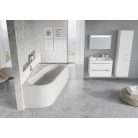 Ravak Akrilkád CHROME 160x105 R fehér