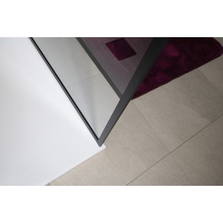 SAPHO GELCO CURE BLACK fix zuhanyfal, 1000mm, matt fekete 