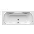 Ravak Akrilkád CAMPANULA II 180x80 fehér