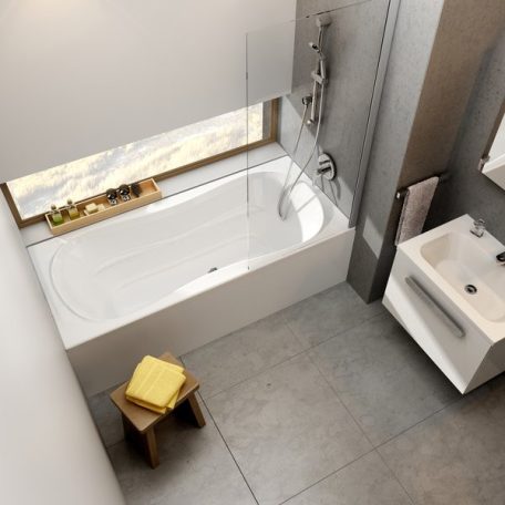 Ravak Akrilkád CAMPANULA II 180x80 fehér