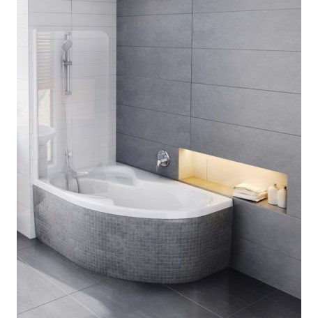 Ravak Akrilkád ROSA II 150x105  balos fehér