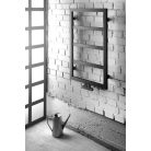 SAPHO DENALI fürdőszobai radiátor, 550x904mm, 292W, struktúrált antracit 