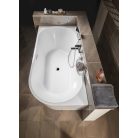 SAPHO AQUALINE TIBERA L szabadonálló kád, 170x80cm, akril