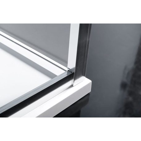 SAPHO POLYSAN EASY LINE Zuhanyajtó, 1600mm, transzparent üveg