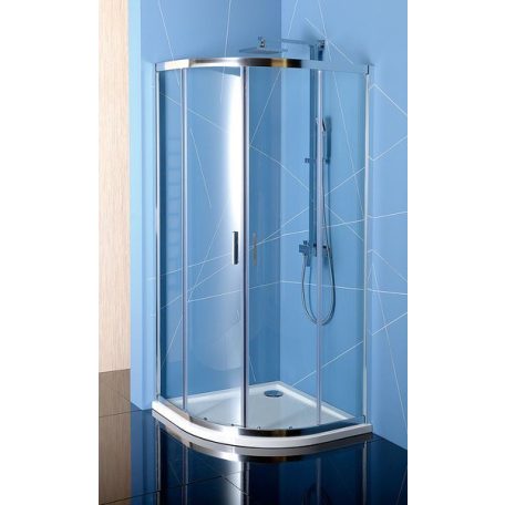 SAPHO POLYSAN EASY LINE íves zuhanykabin, 800x800mm, transzparent üveg (EL2515)