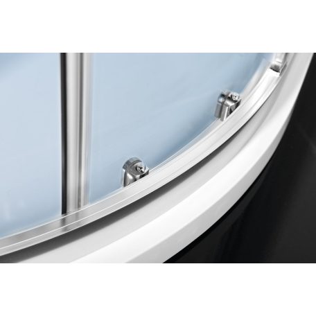 SAPHO POLYSAN EASY LINE íves zuhanykabin, 900x800mm, transzparent üveg