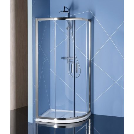 SAPHO POLYSAN EASY LINE íves zuhanykabin, 1000x800mm, transzparent üveg