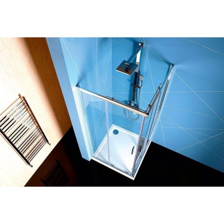SAPHO POLYSAN EASY LINE szögletes zuhanykabin, 800x800mm, transzparent üveg