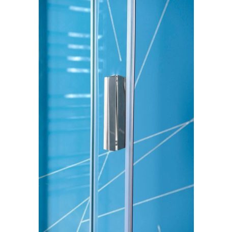 SAPHO POLYSAN EASY LINE szögletes zuhanykabin, 900x800mm, transzparent üveg