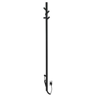   SAPHO PASADOR Elektromos álló fürdőköppeny, törölköző szárító radiátor, 150x1500mm, 30W, matt fekete