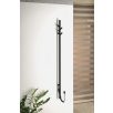   SAPHO PASADOR Elektromos álló fürdőköppeny, törölköző szárító radiátor, 150x1500mm, 30W, matt fekete