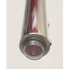 SAPHO PASADOR elektromos álló fürdőköppeny, törölköző szárító radiátor, 150x1500mm, 30W, inox