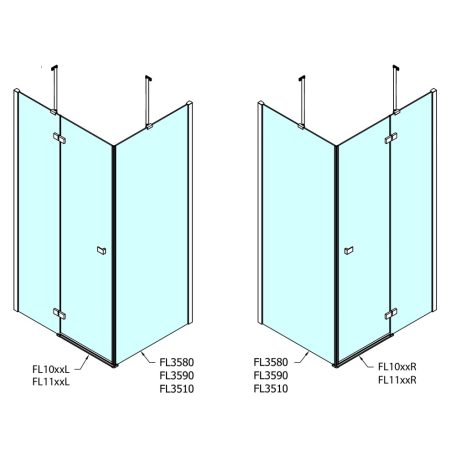 SAPHO POLYSAN FORTIS LINE oldalfal, 900mm, króm