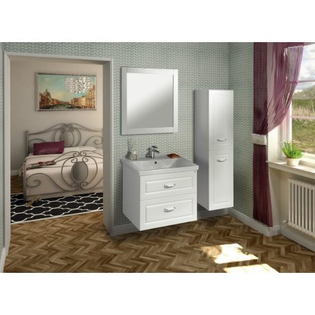 SAPHO AQUALINE FAVOLO mosdótartó szekrény, 76,5x60x44,6cm, matt fehér