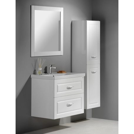 SAPHO AQUALINE FAVOLO mosdótartó szekrény, 76,5x60x44,6cm, matt fehér