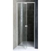   SAPHO AQUALINE AMICO nyíló zuhanyajtó, 74-82x185cm, fehér profil, 6mm transparent üveg