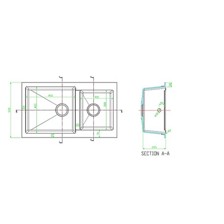 06 GEM61820207 AQUAPANNA Gemini 1+3/4 medencés gránit mosogató 86x50cm FEKETE