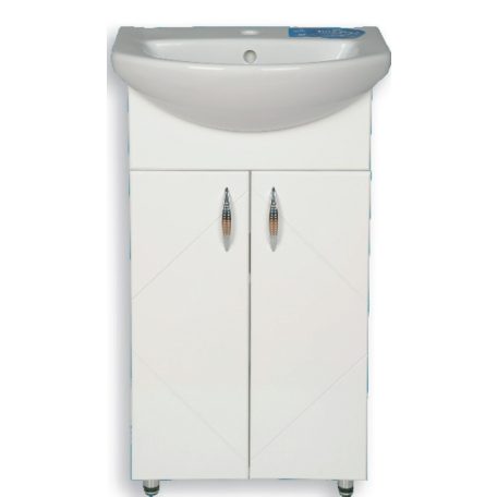 AquaPanna Libra 500 x850x395mm mosdótartó szekrény + Cersanit mosdó