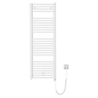   SAPHO AQUALINE DIRECT-E elektromos fürdőszobai radiátor fűtőpatronnal, egyenes, 450x1320mm, 400W, fehér