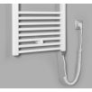   SAPHO AQUALINE DIRECT-E elektromos fürdőszobai radiátor fűtőpatronnal, egyenes, 450x1320mm, 400W, fehér