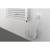   SAPHO AQUALINE DIRECT-E elektromos fürdőszobai radiátor fűtőpatronnal, egyenes, 600x1320mm, 600W, fehér