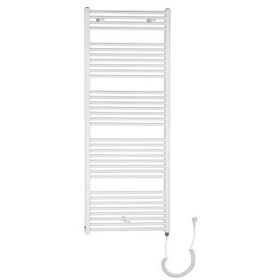   SAPHO AQUALINE DIRECT-E elektromos fürdőszobai radiátor fűtőpatronnal, egyenes, 600x1680mm, 800W, fehér