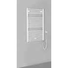 SAPHO AQUALINE DIRECT-E elektromos fürdőszobai radiátor fűtőpatronnal, egyenes, 600x960mm, 400W, fehér