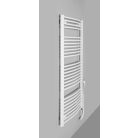 SAPHO AQUALINE ORBIT-E elektromos fürdőszobai radiátor fűtőpatronnal, egyenes, 600x1320mm, 600W, fehér