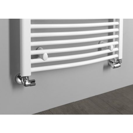SAPHO AQUALINE ORBIT Fürdőszobai radiátor, íves, 450x960mm, 447W, fehér