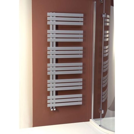 SAPHO SILVANA fürdőszobai radiátor, 500x1236mm, 561W, metál ezüst