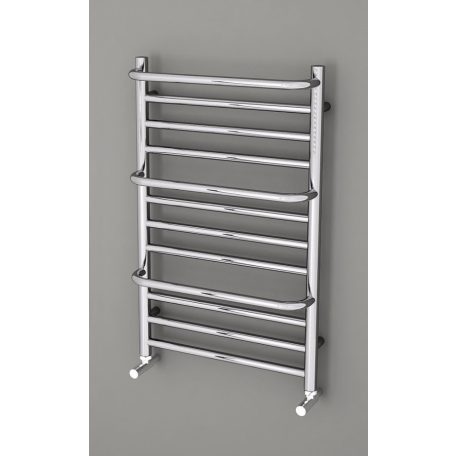SAPHO MANISA fürdőszobai radiátor három törölközőtartóval, 500x800mm, 180W, króm
