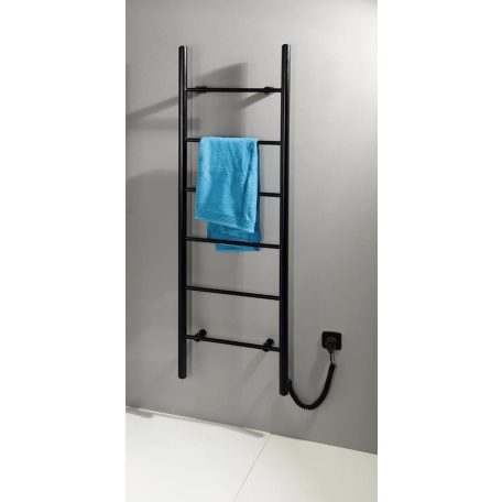 SAPHO KARBO elektromos törölközőszárító radiátor, 500x1600 mm, 120W, fekete