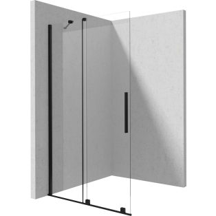 PRIZMA Eltolható WALK-IN 80X195, NERO