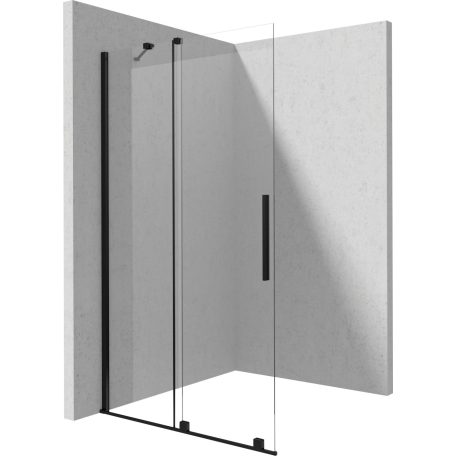 PRIZMA Eltolható WALK-IN 80X195, NERO