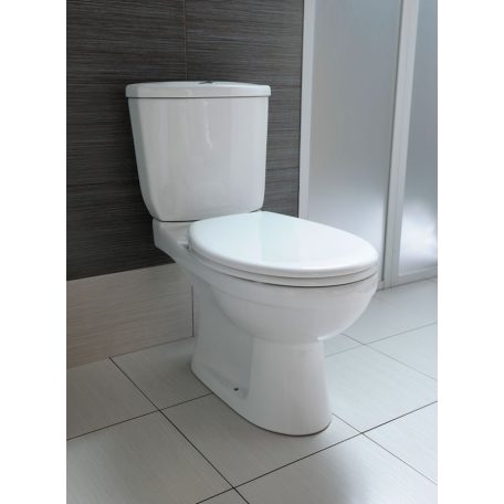 LC2154 AQUALINE Juan monoblokkos Wc, hátsó kifolyású, oldalsó vízbekötéssel, duál gombos öblítő