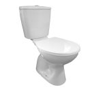 LC2258 AQUALINE MIGUEL WC kombi alsó kifolyású, öblítőtartállyal, króm dual gombos öblítéssel