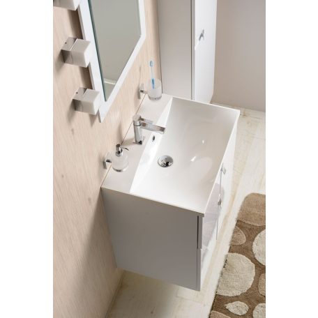 SAPHO MARIA öntöttmárvány mosdó, 60x46cm, fehér